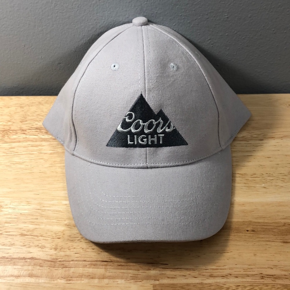 Brand New Coors Light Hat Beer Bar Colorado Grey